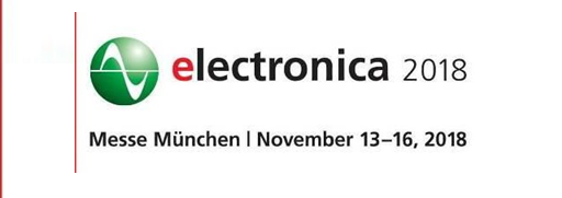Electronica Munich, Germany from 13th – 16th Nov.2018